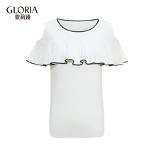 GLORIA/歌莉娅2018年夏季新品特色短袖毛衣183C5G010图片