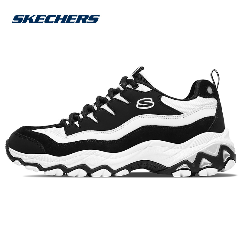 Skechers Women's Shoes Spring 2019 Thick soled Fashion Panda Shoes Walking Fitness Breathable Running Shoes Sports casual shoes