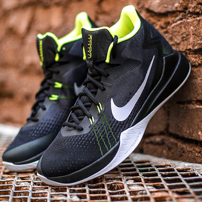 Nike耐克男鞋2018冬季ZOOM气垫水泥地外场高帮实战篮球鞋852464