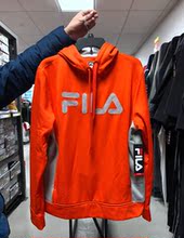 斐乐 春季连帽套头舒适LOGO涤纶卫衣 男士 FILA 纽约大宝