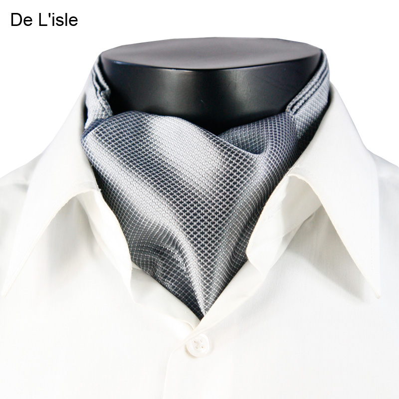 De Lisle 男士领巾 英伦长款小方巾西装衬衫围