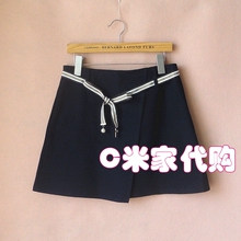 拉夏贝尔夏装2018新款女7m正品百搭高腰半身裙A字裙短裙70011008图片