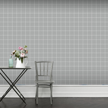 3D几何彩色格子灰色纯色墙纸无缝客厅卧室文艺餐厅立体仿瓷砖壁纸