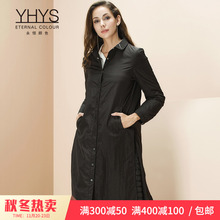 永恒颜色2018纯色百搭抽绳polo领时尚羽绒服女K367Y103图片