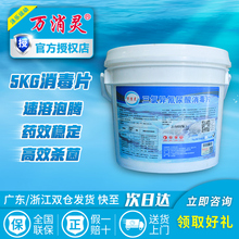 5kg 氯气丸 泳池消毒剂 2克速溶泡腾氯片 消毒片药 万消灵