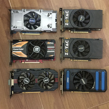 二手拆机 PCI-E 亮机 游戏 显卡带DVI HDMI 高清半高128M-1G 2GD5