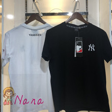 MLB短袖 Yankees 春夏男 洋基队NY圆领字母刺绣休闲运动T恤 20100