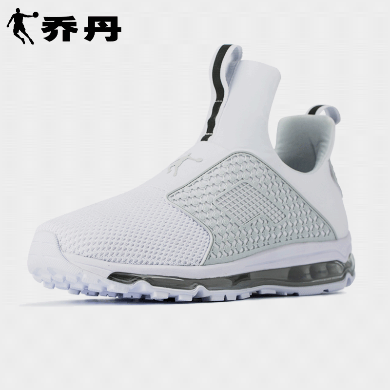 Jordan sports shoes men's shoes 2018 new autumn small white shoes men's breathable mesh shoes casual white board shoes men