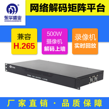 矩阵混合高清切换监控主机视频 画面分割拼接 H265数字网络解码