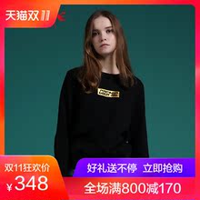 Et Boite/法文箱子秋季印绣花天使翅膀图案长袖上衣T恤女E182C216图片