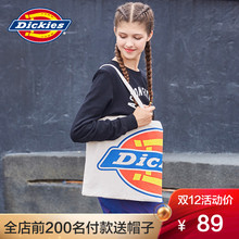 Dickies官方马蹄撞色LOGO大容量帆布袋时尚单肩包171G90WD24