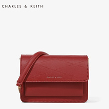 CHARLES&KEITH 小方包 CK2-80780285风琴包翻盖单肩斜挎迷你女包