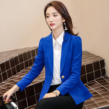 小西装外套女秋2018新款韩版女装短款修身休闲潮流chic小西服正装图片