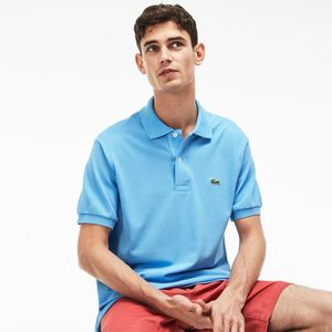 LACOSTE（法国鳄鱼）男士简约纯色棉质短袖POLO衫L1212XL1