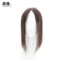 真发假发无痕补发片头顶手织补发块长直发刘海片假发女遮白发假发