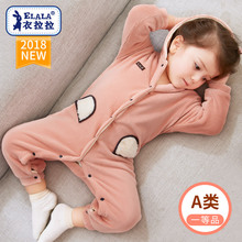 哈衣爬服新生儿衣服0 1岁 衣拉拉2018秋冬男女婴儿连体加绒棉长袖