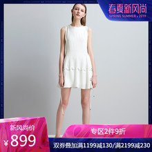 IIIVIVINIKO薇薏蔻夏季新品真丝绑带无袖连衣裙女C720607011D图片