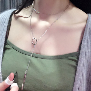 锁骨链气质长款