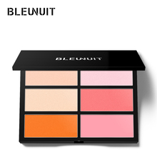 BLEUNUIT/深蓝彩妆6色腮红胭脂自然裸妆清透修颜提亮肤色正品