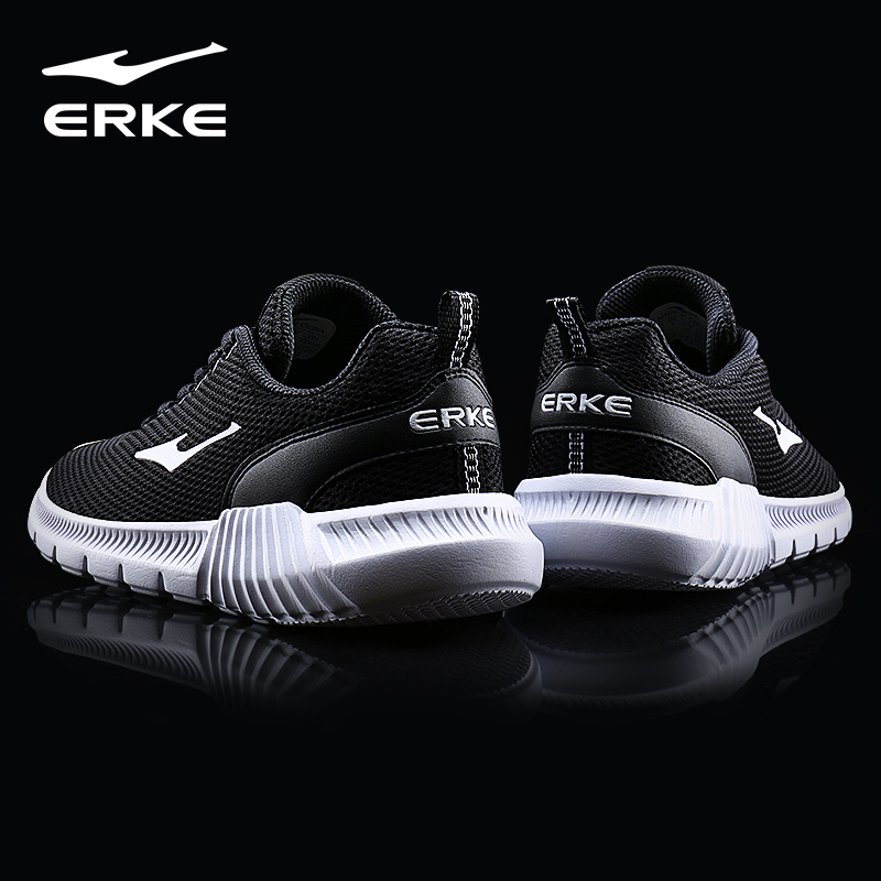 Broken size clearance ERKE men's shoes Running shoes Autumn and winter new mesh sports shoes Men's wear-resistant breathable long-distance running shoes