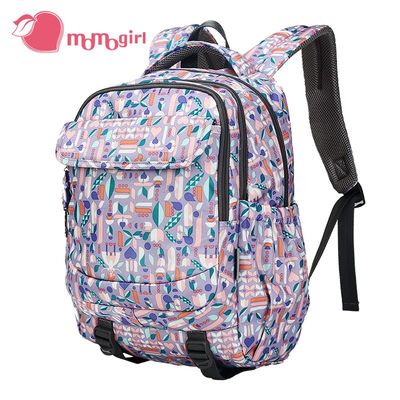 momogirl女双肩包女韩版学生书包大容量背包背包中学生书包M5274
