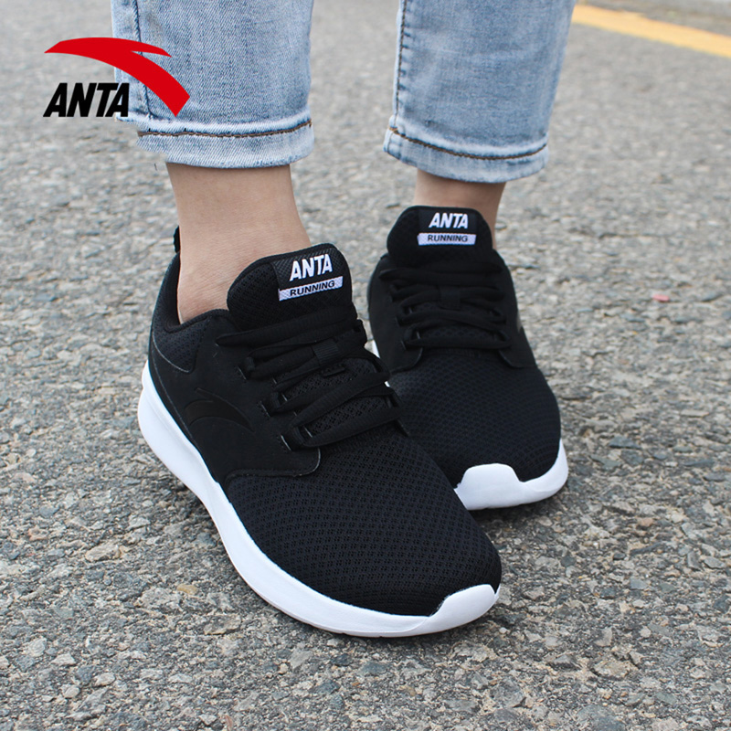 Anta Women's Shoes 2019 Spring New Genuine Lightweight and Breathable Student Casual Shoes Autumn Running Shoes Sports Shoes Female