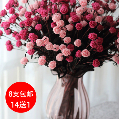 仿真玫瑰花单支客厅特价