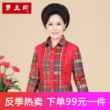 反季清仓羽绒服女冬装中老年羽绒轻薄妈妈装内胆短款羽绒上衣图片