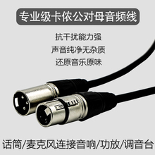 卡侬公对母音频直播K歌功放麦克风纯铜加粗抗干扰工程解决方案