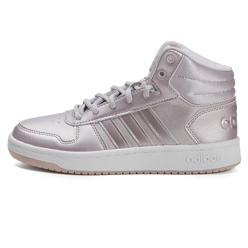 Adidas Women's Shoes 2019 Winter New High Top, Bright Face, Durable Sports Shoes, Warm Casual Shoes, Board Shoes EF0121