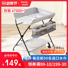 尿布台婴儿护理台新生儿宝宝换尿布台按摩抚触洗澡台多功能可折叠