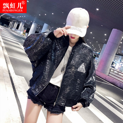 ins同款潮人开衫短外套秋冬装女2018新款韩版长袖修身上衣休闲潮