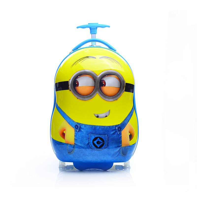 小黄人儿童拉杆箱16寸万向轮卡通行李箱男女