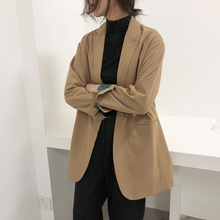 2018新款秋装韩版chic小西装女装外套短款百搭长袖西服女欧货上衣图片