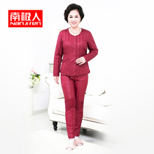 南极人中老年羽绒服套装女装秋冬新款加厚保暖羽绒内胆外穿妈妈装图片