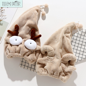 超吸水可爱干发帽