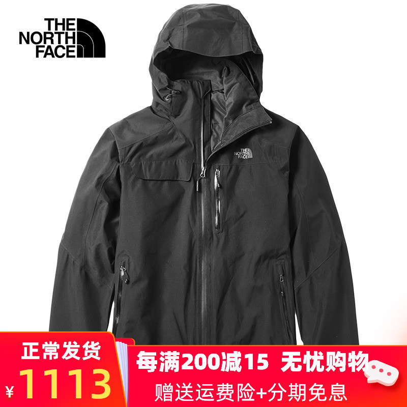 The NorthFace North 19 Autumn/Winter Single-layer Men's Trendy Outdoor Sports GTX Waterproof Coat 49B6