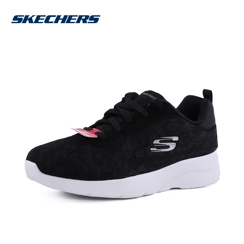 Skechers斯凯奇女鞋2019新款蕾丝网面轻便休闲运动鞋跑步鞋12963