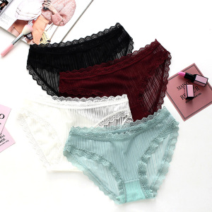 薄款网纱透明内裤