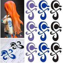 动漫纹身贴定制定做 纹身贴 手臂橘子风车 海贼王娜美cosplay