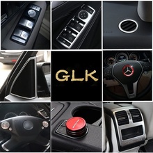 glk内饰改装 glk300中控装 glk260 15款 glk200 奔驰08 饰贴按键配件