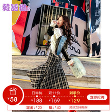 韩语琳秋冬女装2018新款裙子韩版收腰修身半身裙鱼尾裙包臀中长裙图片
