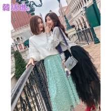 韩语琳卫衣2018新款女装长袖韩版宽松圆领秋冬针织衫套头打底上衣图片