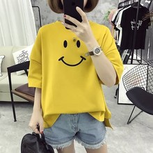 夏装 百搭学生半袖 上衣宽松短袖 夏季衣服2018韩版 t恤女装 2019新款