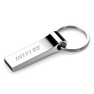 百艺E34Gu盘刻字金属迷你防水4g广告优盘定做logo礼品企业定制