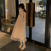 连衣裙女 约会郊游小纱裙备起来 and 淑女可爱甜美挂脖无袖