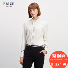 PRICH早秋衬衫女2018新款女装韩版港味社会慵懒上衣潮PRBA87T10M图片