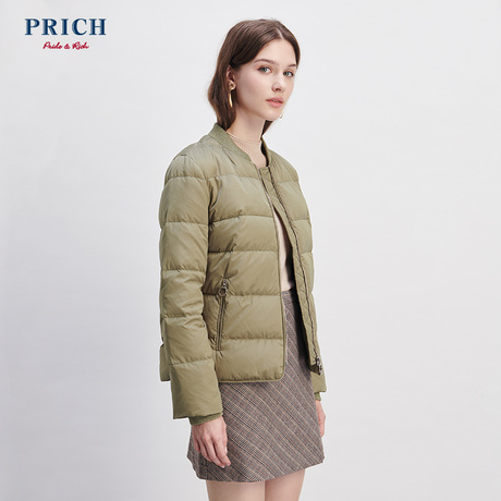 PRICH轻暖鹅绒羽绒服女立领韩版潮流冬装时尚女装PRJD84903M商品大图
