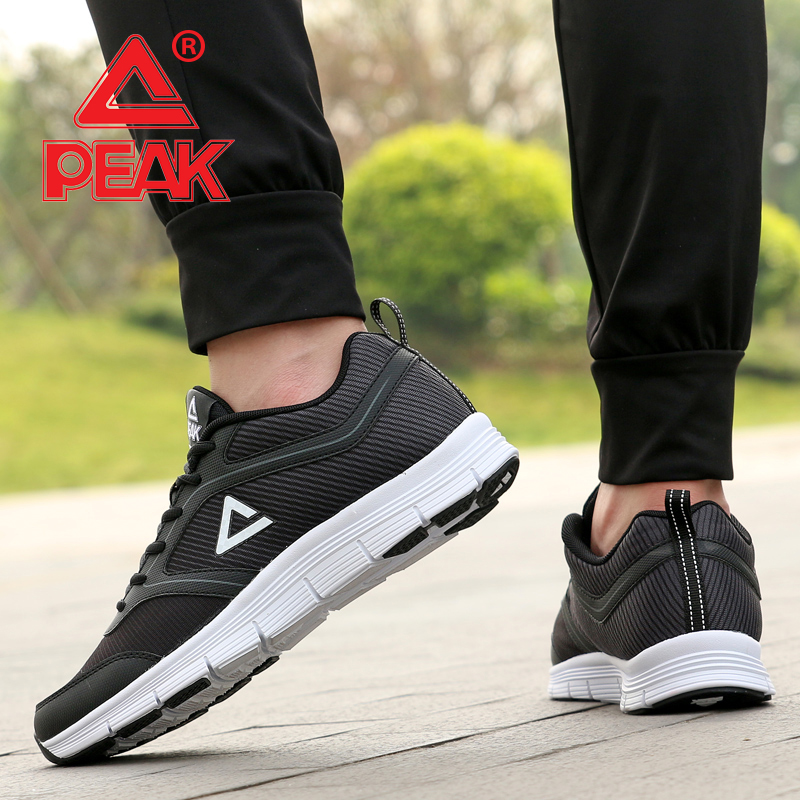 PEAK Men's Running Shoes 2019 Autumn/Winter New Men's Student Casual Shoes Lightweight and Breathable Mesh Sports Shoes