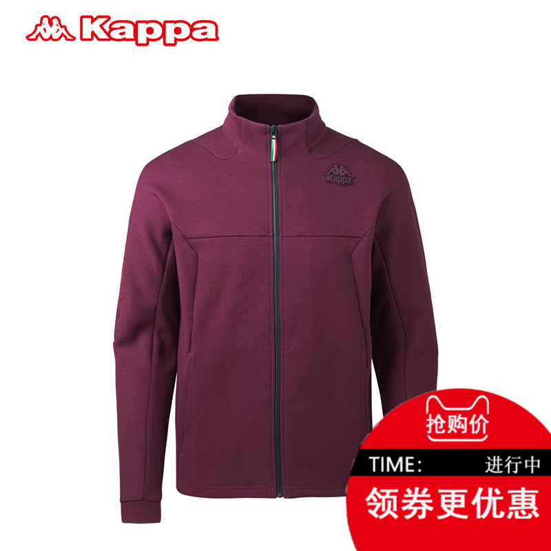 KAPPA卡帕男装运动服外套夹克休闲立领开衫长袖2018新品K0852WK02